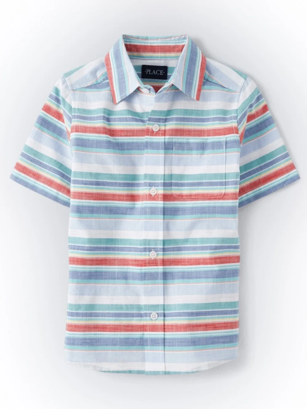 The Children’s Place Striped Chambray Button Up Shirt